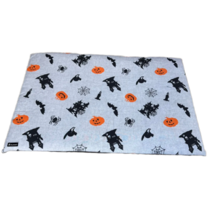 Charlotte Halloween printed dog cushion Festiv'