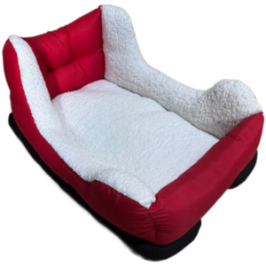 Charlotte Christmas sleigh bed dog Festiv'